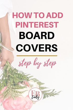 Want to learn how to add Pinterest board covers? Make your Pinterest look AMAZING and learn how to add cover images to your Pinterest boards, or repin for inspo later #Pinterestboardcovers #pinteresttips #socialmedia via @easyblogemily Pinterest Cover Image, Pinterest Board Covers, Facebook Tips, Pinterest Manager, Successful Blogger, Blogging Inspiration, Board Covers, Google Seo, Pinterest Profile