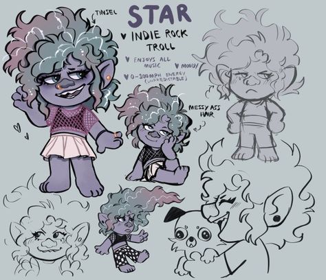 Trolls Body Base, Dreamworks Trolls Oc, Troll Oc Art, Troll Oc, Trolls Oc, Trolls Art, Trolls Fanart, Silly Fanart, Trolls Dreamworks