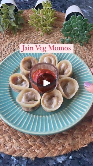 68K views · 3K reactions | ✨Episode 2: Meal under 30 mins🥰 Let’s make my fav No onion No garlic Veg Momos🥟🌶️🥵

Comment below if you want to know the recipe of momos chutney😻

— Ingredients: 
1/2 cup all purpose flour 
Salt to taste 
1 tsp oil 
Lukewarm water as required 

For the filling: 
2 tbsp oil 
1/4 cup finely chopped capsicum 
1/4 cup finely chopped bell pepper 
1/2 cup finely chopped cabbage 
Salt to taste 
1/4 tsp black pepper powder 
1/2 tsp soya sauce 

Cool the filling completely before you fill it. 
Steam for 10-12 mins and enjoy the hot momos with spicy chutney✨

#momos #momorecipe #momoslover #spicyfood #streetsofindia #streetfoodlover | Dhruvi Jain | DPR IAN · Don't Go Insane Jain Momos Recipe, No Onion No Garlic Recipes, Spicy Chutney, Veg Momos, Momos Recipe, Dpr Ian, Soya Sauce, Garlic Recipes, Pepper Powder