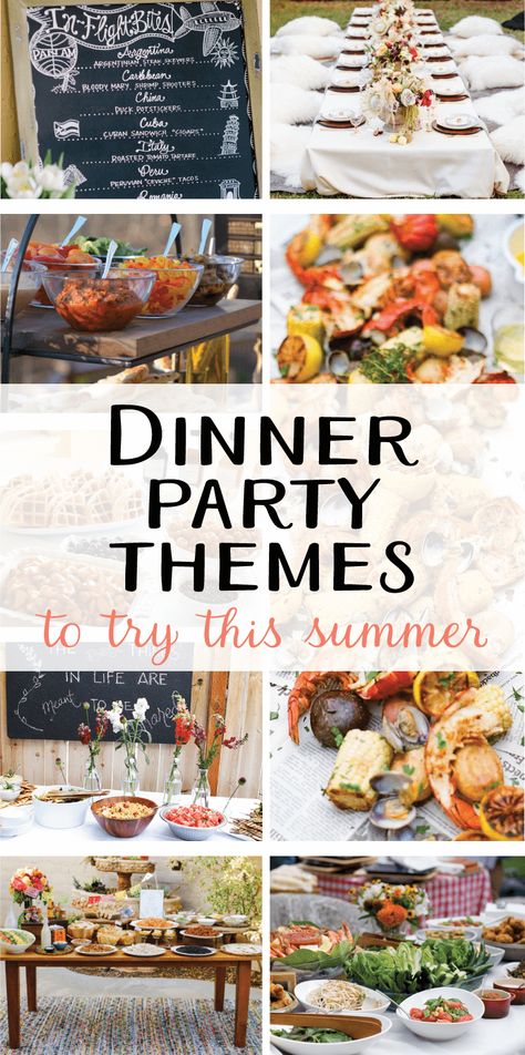 Dinner Waffles, Summer Dinner Party Menu, Creative Dinner, Diner Party, Outdoor Dinner Parties, Dinner Club, Dinner Party Themes, Dinner Party Summer, Making Homemade Pizza