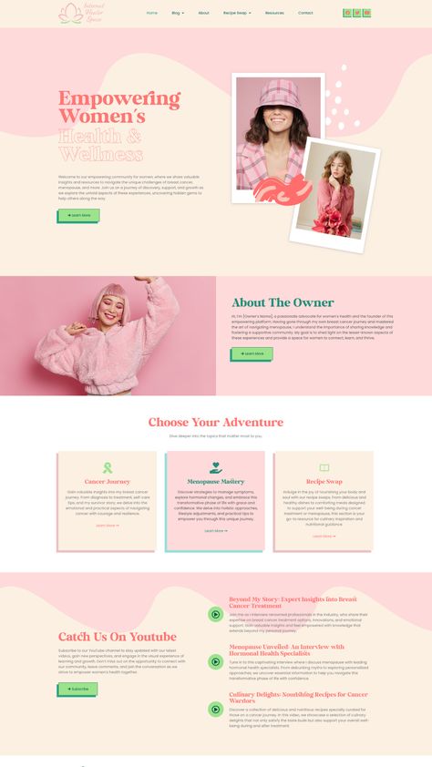 Ensure your website shines on any device with responsive design. Our approach guarantees a seamless browsing experience for users, whether they're on desktop, tablet, or mobile. Reach your audience everywhere! #responsivedesign #modernwebexperience #seamlessbrowsing #anydevicedesign #reachingaudience Unlock the secrets of captivating website design! Explore our curated collection of stunning web layouts, UX/UI innovations, and branding inspirations. From sleek portfolios to e-commerce marvels, d About Page Web Design, Cute Website Design, Website Branding Design, Banner Layout, Simple Website Design, Feminine Website Design, Wellness Website, Feminine Website, Website Design Inspiration Layout