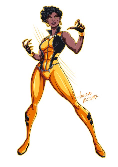 Vixen Commission by LucianoVecchio on DeviantArt Mari Mccabe, Vixen Dc, Black Comics, Creation Art, Arte Dc Comics, Comic Manga, Dc Comics Characters, Comics Girls, Black Characters