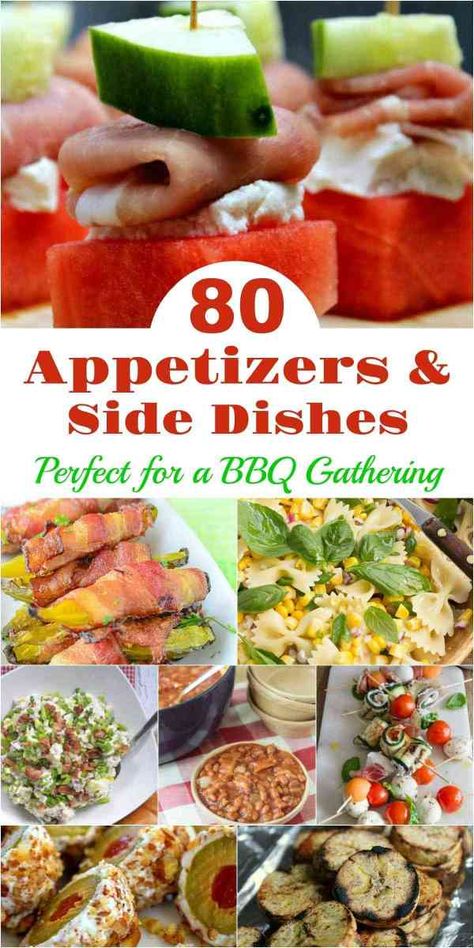 80 Appetizers & Side Dishes Perfect for a BBQ Gathering Appetizer For Bbq, Prosciutto Appetizer, Southern Baked Beans, Grilled Appetizers, Bbq Appetizers, Bbq Side Dishes, Organic Cooking, Delicious Appetizers, Baked Bean Recipes