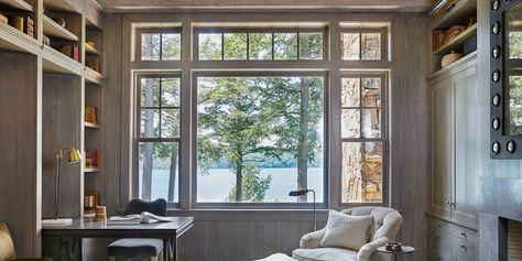 Picture Windows Living Room, Front Window Design, Paneled Library, Double Hung Windows, Window Types, Bedroom Window, Small Windows, Windows Exterior, Living Room Windows