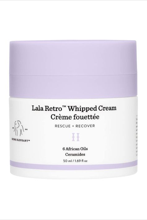 A retro-style moisturizer that rehabilitates, brightens, firms and thickens skin while slowly and steadily delivering a steady dose of moisture throughout the day and night. Lala Retro Whipped Cream, Drunk Elephant Skincare, Sephora Skin Care, Makeup Needs, Pretty Skin Care, Skin Care Items, Drunk Elephant, Birthday Wishlist, الرسومات اللطيفة