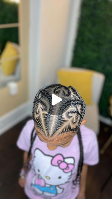 Heart Braids Ponytail, Kid Stitch Braid Styles, Kid Cornrow Styles, Heart Cornrows Braids, Heart Braids For Kids, Braided Cornrow Hairstyles For Kids, Canerow Styles, Maya Hairstyles, Kids Lemonade Braids