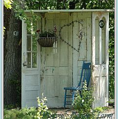 garden retreat made from old doors, how neat... Pergola Decor, Repurposed Doors, Recycled Door, Garden Nook, Have Inspiration, The Secret Garden, Diy Pergola, Old Door, Old Doors