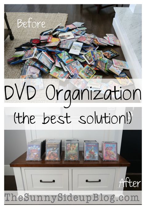 Organizing Dvds Ideas Storage, How To Store Dvds Ideas Dvd Organization, Storing Dvds Ideas, How To Store Dvds, Movie Organization Ideas, Dvd Storage Ideas Living Room, Dvd Organization Ideas, Dvd Storage Solutions, Organize Dvds