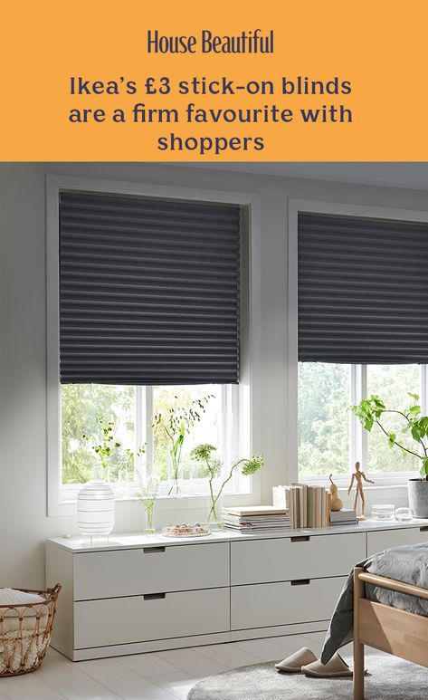 Block Out Curtains, Ikea Blinds, Big Bedrooms, Pleated Blind, Ikea Home, Darkening Curtains, Comfy Bed, Room Darkening Curtains, Kit Homes