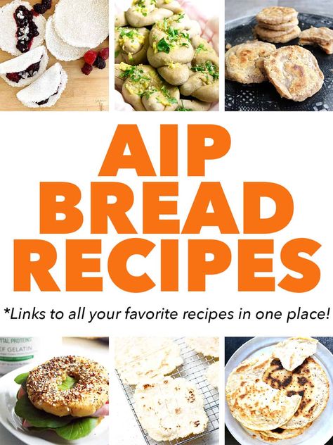 One of the hardest things to cut out of your diet when going gluten free is bread. AIP Bread Recipes are tough to find so I rounded them all up in this epic AIP Diet Bread Recipe post. Aip Bread Recipes, Aip Bread, Diet Bread, No Bread Diet, Christmas Recipes Appetizers, Aip Diet, Paleo Recipes Easy, Aip Recipes, How To Eat Paleo