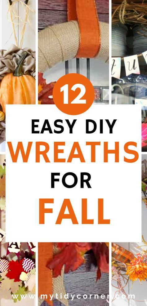 How To Make An Autumn Door Wreath, Diy Fall Wreath Tutorial, Sunflower Wall Hanging Diy, Easy Fall Wreaths To Make, September Wreaths For Front Door Diy, Easy Wreaths To Make Simple, Easy Fall Decor Ideas For The Home, Fall Diy Door Decorations, Fall Wreaths To Make