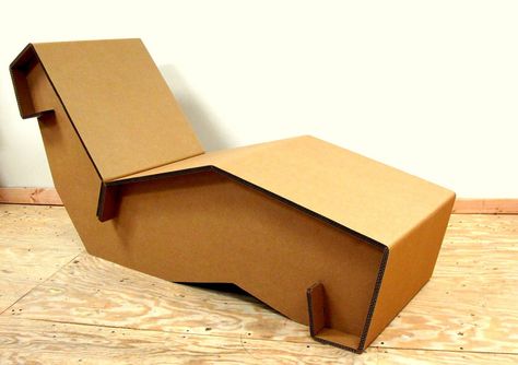 Chairigami 2 • TheCoolist - The Modern Design Lifestyle Magazine Cardboard Furniture Design, Cardboard Chair, Cardboard Design, Paper Furniture, Diy Cardboard Furniture, Cardboard Furniture, Diy Cardboard, Cool Chairs, Cardboard Box