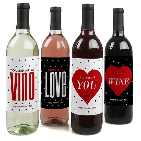 Funny Wine Bottle Labels, Cork Creations, Custom Wine Bottle Labels, Valentines Day Wine, Custom Wine Bottles, Wine Bottle Stickers, Fun Holidays, Wine Bottle Label, Wine Gift Baskets