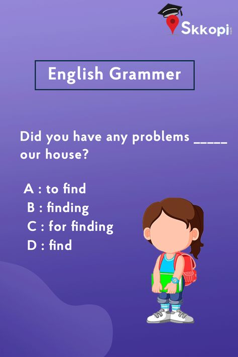 English Grammar quiz "Did you have any Problem----- our house? #englishgrammar #grammar #learnenglish #english #englishteacher #quiztime #speakenglish #speaking #englishspeaking #englishclass #instaenglish #quiz English Grammar Quiz, Test For Kids, English Quiz, Study English Language, Grammar Quiz, Quiz With Answers, Study English, English Phrases Idioms, Test Quiz