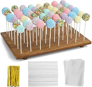 Cake Pop Display, Extra Aesthetic, Table Treats, Lollipop Stand, Cake Pop Stand, Cake Pop Holder, Relaxing Garden, Cake Pop Displays, Lollipop Holder