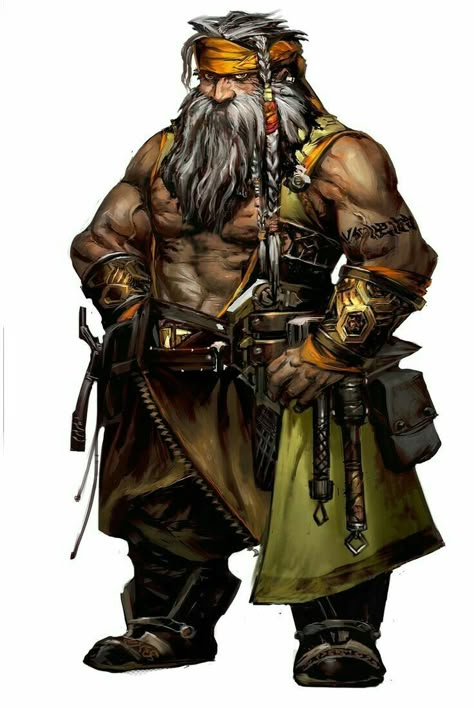 Dwarf Brawler - Pathfinder PFRPG DND D&D d20 fantasy City Artwork, Pathfinder Character, Heroic Fantasy, Fantasy Portraits, Male Character, Fantasy Races, Dungeons And Dragons Characters, Gandalf, High Fantasy