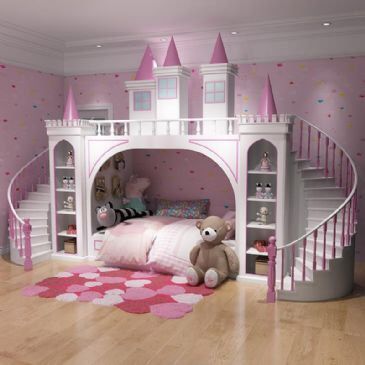 Princess Bunk Beds, Princess Bedroom Set, Princess Castle Bed, Disney Princess Bedroom, Girls Princess Bedroom, Bed For Girls Room, Princess Bedrooms, Castle Bed, Castle Bedroom