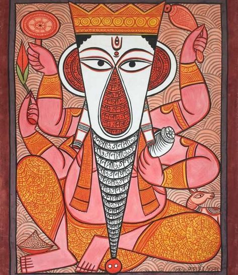 Kali Ghat Painting, Phad Painting Motifs, Pattachitra Paintings Easy, Pattachitra Paintings Design, Pattachitra Paintings Odisha, Bengal Patachitra, Patachitra Paintings, Pattachitra Paintings, Pattachitra Art