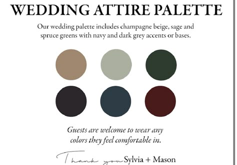 Fall Wedding Guest Colors, Color Palette For Wedding Guest, Wedding Attire Color Palette, Guest Color Palette Wedding, Wedding Guest Color Palette Dress Code, Wedding Dress Code Color Palette, Wedding Guest Dress Code Color Scheme, Wedding Guest Color Palette, 60th Bday