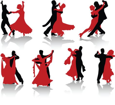 I would love to take lessons for ballroom dancing. Dancing Pose Reference, Dancing Drawing, Dancing Pose, Dance Vector, Waltz Dance, Dance Silhouette, Ball Dance, Ballerina Silhouette, Cartoons Dancing