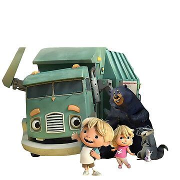 Trash Truck Cartoon, Sewing Plushies, Luca Birthday, Trash Bash, Trash Truck, Birthday Posters, Trucks Birthday Party, Decorating Videos, Cake Decorating Videos