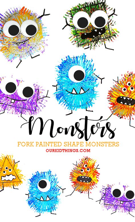 Halloween Monsters, Monster Craft, Kindergarten Art Projects, Monster Crafts, Fall Art Projects, Homeschool Art, Bathroom Plumbing, Kindergarten Art, Halloween Monster