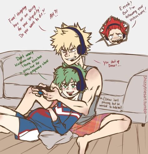 Mpreg Stories, Anime Pregnant, Mpreg Anime, Bakugou X Midoriya, Anime Cupples, My Hero Academia Shouto, Boku No Hero Academia Funny, Hero Wallpaper, Anime Dad