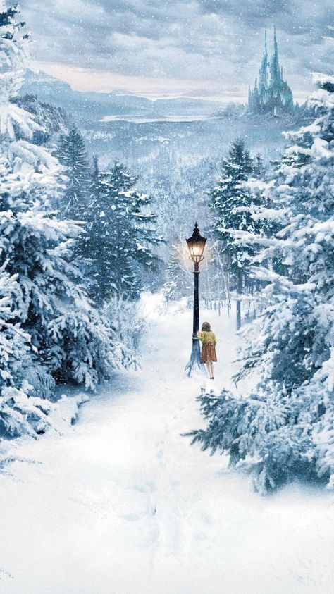 Narnia Wallpaper, Narnia Lamp Post, Lucy Pevensie, Whatsapp Wallpaper Cute, Forest Background, Chronicles Of Narnia, Pinturas Disney, Disney Memes, Arte Fantasy