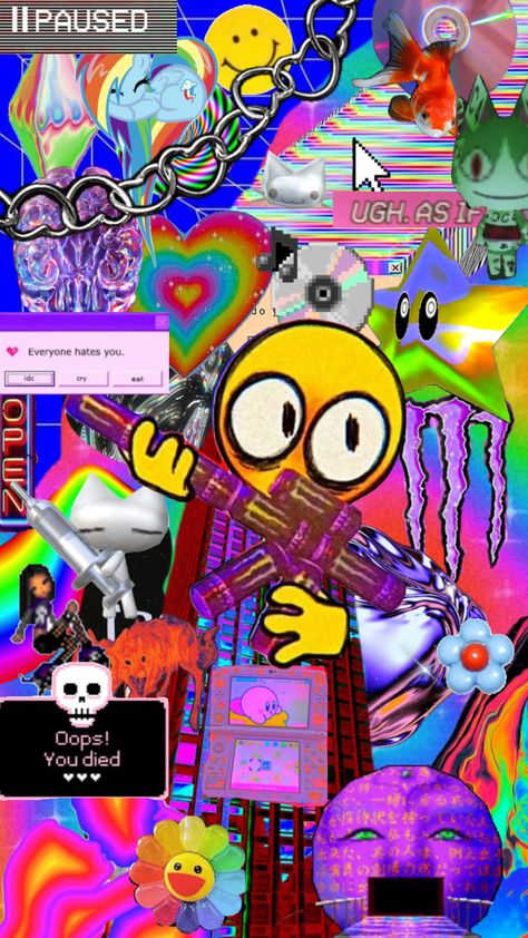 My eyes are bleeding #hyperpop #breakcore #wallpaper Neon Hyperpop Aesthetic, Hyperpop Playlist Cover, Breakcore Aesthetic Wallpaper, Hyperpop Background, Hyperpop Aesthetic Wallpaper, Pastel Gore Wallpapers, Breakcore Art, Breakcore Wallpaper, Hyperpop Pfp