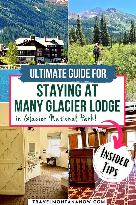 "Immerse yourself in the beauty of Glacier National Park with a stay at Many Glacier Lodge. This iconic hotel in Many Glacier offers a perfect blend of rustic charm and breathtaking views. Nestled amidst stunning landscapes, it provides an ideal location for exploring the wonders of the park, including nearby lakes and hiking trails. Discover the allure of Many Glacier Lodge for an unforgettable experience in one of the most scenic areas of Glacier National Park. Many Glacier Hotel, Many Glacier, Glacier National, Glacier National Park, The Money, Hiking Trails, Breathtaking Views, National Park, Hotel