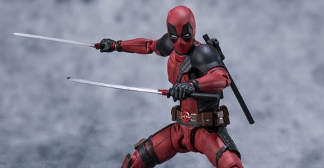 The Toyark - News - Welcome to The Toyark! Deadpool Figure, Deadpool Action Figure, Your Next Movie, Deadpool Movie, Eye Expressions, Marvel Action Figures, Metal Gear Rex, Figure Photography, Mega Man