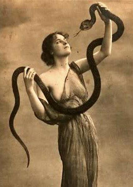 Snake Spirit Animal, Animal Meanings, Snake Charmer, Vintage Circus, Foto Art, A Snake, Vintage Photographs, Vintage Beauty, Vintage Photography