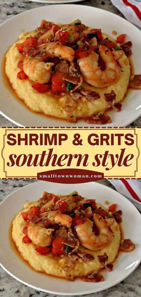 Gourmet Shrimp And Grits, Grits And Shrimp Recipes Easy, Gravy For Shrimp And Grits, Paula Deen Shrimp And Grits Recipe, Pioneer Woman Shrimp And Grits, Scallop And Grits Recipes, Savory Shrimp And Grits, Salmon Patties And Grits, Shrimp And Grit Cakes Recipe