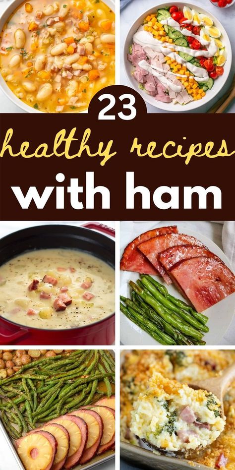 healthy dinner recipes with ham Dinners With Ham Steak, Ham Steak Meals, Recipes Using Ham Steaks, Leftover Ham Dinner Ideas, Dinner Recipes With Ham, Recipes Using Ham Steak, Healthy Ham Recipes, Recipes With Leftover Ham, Ham Slices Recipes