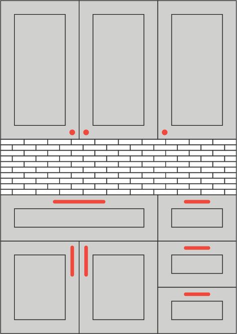 Cabinet Hardware Placement, Kitchen Cupboard Door Handles, Kitchen Cabinets Knobs And Pulls, Cabinet Hardware Size, Kitchen Knobs And Pulls, Kitchen Drawer Handles, Cabinet Door Hardware, White Shaker Kitchen, Kitchen Drawer Pulls