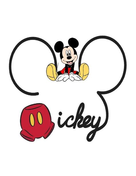 Γενέθλια Mickey Mouse, Mickey Mouse Wallpaper Iphone, Disney Letters, Minnie Y Mickey Mouse, Disney Pants, Mickey Mouse Images, Mickey Mouse Pictures, Mickey Mouse Art, Disney Images