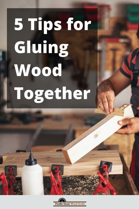 Does using wood glue for your projects intimidate you? Follow these wood gluing techniques to make gluing wood together easier. Glueing Wood Together Diy, Wood Glue Tips, How To Glue Wood Boards Together, Teen Hangout Room, Teen Hangout, Sanding Wood, Hangout Room, Woodworking Hacks, Silicone Glue