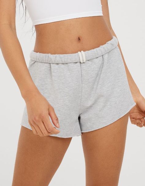 Sweatpant Shorts, Grey Sweat Shorts, Cute Sweats, Summer Bottoms, Offline By Aerie, Outfit Inspo Summer, Cute Preppy Outfits, Fleece Shorts, Cute Everyday Outfits