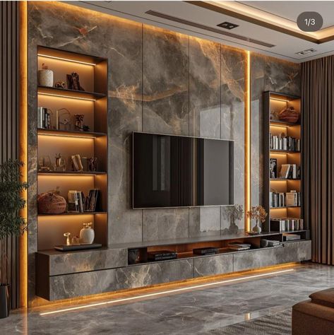 Tv Wall Design Luxury, Living Room Designs India, Luxury Tv Wall, Small Modern Living Room, Tv Unit Interior Design, World Map Decor, Modern Tv Wall, Decor Dining Room, Modern Cupboard Design