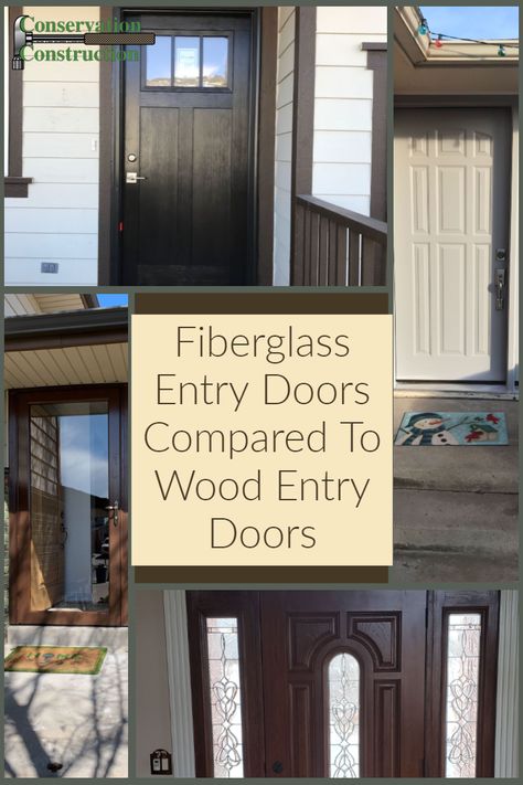 Fiberglass Entry Doors Farmhouse, Fiberglass Double Entry Doors, Fiberglass Front Entry Doors, Door Sidelights, Entry Door With Sidelights, Fiberglass Exterior Doors, Best Front Doors, Steel Front Door, Fiberglass Front Door