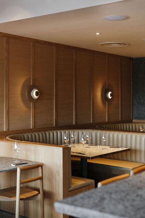 Restaurant Booth, Architecture Restaurant, Banquet Seating, Design Café, Restaurant Seating, 카페 인테리어 디자인, Restaurant Lighting, Tapas Bar, Banquette Seating