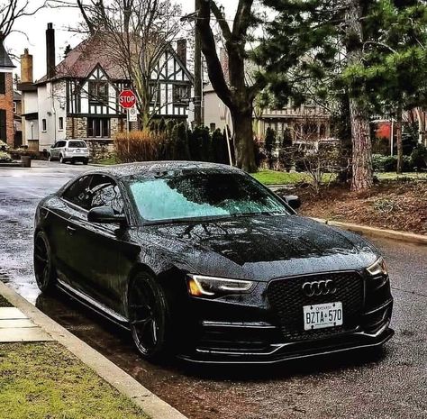 Rs5 Audi, Maclaren Cars, Blacked Out Cars, Rs5 Coupe, Audi Sports Car, Audi A3 Sedan, Matte Black Cars, Car Vibes, A5 Coupe