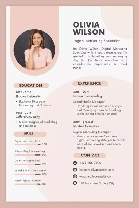 White Modern Digital Marketing Specialist Resume - MasterBundles Collage. Social Media Marketing Resume, Digital Marketing Cv, Writer Resume, Cv Templates Free Download, Free Cv Template Word, Best Cv Template, Cv Design Professional, Canva Resume, Covering Letter