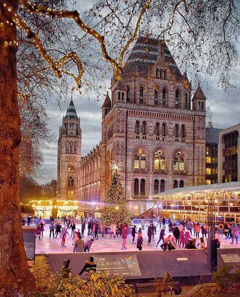 Ice Skating London, Winter Skating, Natural History Museum London, London Dreams, Europe Holidays, Plitvice Lakes National Park, The Great Fire, London Christmas, What Is Christmas