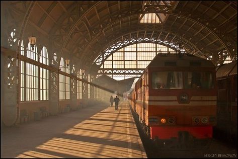 City Photos, Cinematic Photography, The Platform, Environment Concept Art, Train Rides, Railway Station, The Train, A Train, Train Station