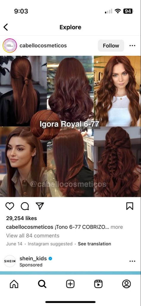 Dark Copper Brown Hair Formula, Red Brown Formula, Igora Hair Color Brown, Chocolate Copper Hair Formula, Copper Chocolate Hair, Cabello Color Chocolate Claro, One Color Hair Ideas, Chocolate Copper Hair Dark Brown, Pelo Chocolate Caramelo