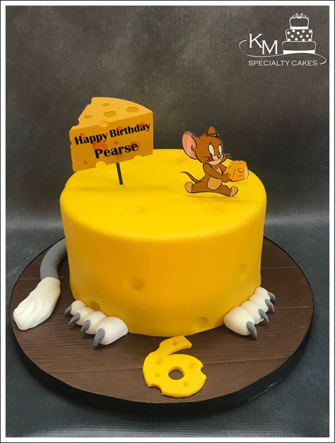 Tom and Jerry cake Tom And Jerry Cake Ideas, Tom And Jerry Birthday Cakes, Tom And Jerry Birthday Party Ideas, Clifford Birthday Party, Tom And Jerry Cake, Panda Birthday Cake, 1st Bday Cake, Paw Patrol Birthday Cake, Marvel Cake