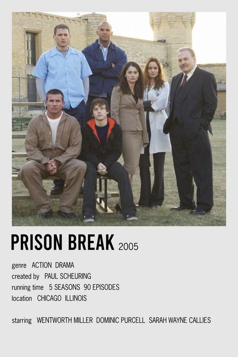 Wentworth Miller Prison Break, Broken Series, Sarah Wayne Callies, Dominic Purcell, Series Poster, Wentworth Miller, Prison Break, The Martian, Pride And Prejudice