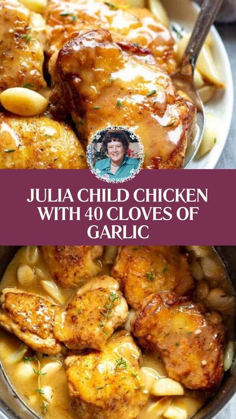 Julia Child Chicken With 40 Cloves Of Garlic Julia Childs Best Recipes, Chicken With Forty Cloves Of Garlic, Chicken And 40 Cloves Of Garlic, Chicken 40 Cloves Garlic, 40 Garlic Chicken Recipes, 40 Clove Chicken, 40 Garlic Chicken, French Garlic Chicken, 30 Clove Garlic Chicken