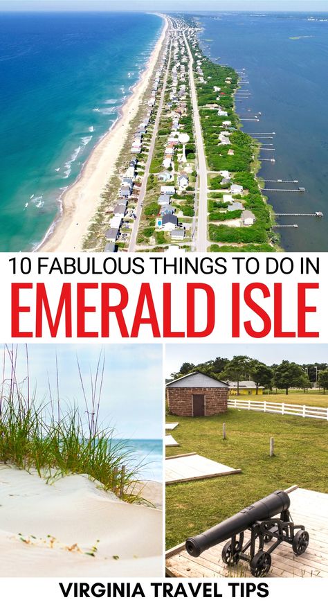 Are you heading North Carolina's Crystal Coast soon and are on the hunt for the best things to do in Emerald Isle NC? This guide is here to help! Click for more! | Things to do Crystal Coast NC | Emerald Isle things to do | What to do in Emerald Isle NC | Places to visit in Emerald Isle | Places to visit Crystal Coast NC | Places to visit in North Carolina | Beaches in NC | Emerald Isle restaurants | Emerald Isle parks | Emerald Isle Beaches | NC surfing | North Carolina State Parks The Crystal Coast Nc, Emerald Island North Carolina, Crystal Coast North Carolina, Atlantic Beach North Carolina, Emerald Isle North Carolina, Jacksonville North Carolina, Atlantic Beach Nc, Beaufort Nc, Emerald Isle Nc